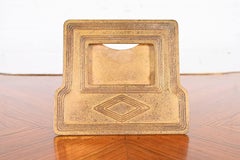 Tiffany Studios New York Graduate Bronze Doré Calendar Frame or Picture Frame