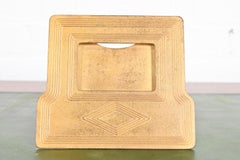 Tiffany Studios New York Graduate Bronze Doré Desk Calendar or Picture Frame