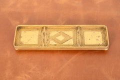 Tiffany Studios New York Graduate Bronze Doré Pen Tray