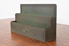 Tiffany Studios New York Graduate Bronze Letter Rack
