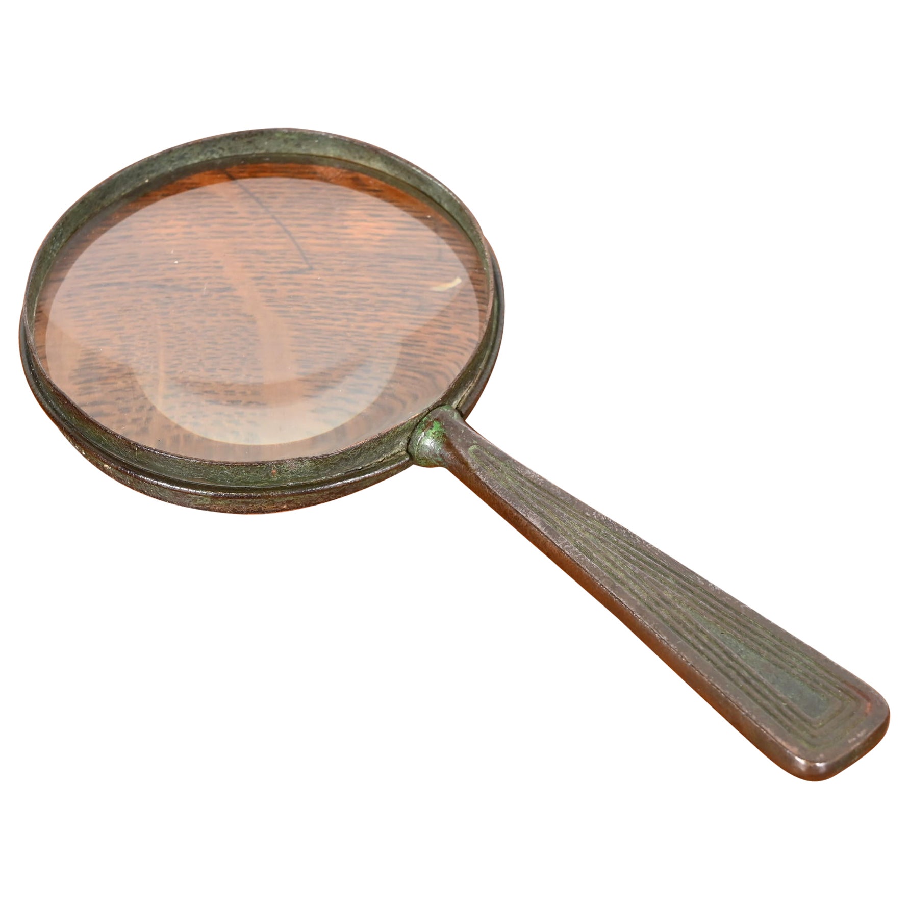 Tiffany Studios New York Graduate Bronze Magnifying Glass