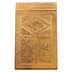 Tiffany Studios New York Graduate Pattern Bronzo Doré Portablocco