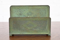 Tiffany Studios New York Graduate Pattern Bronze Briefständer