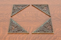 Tiffany Studios New York Grapevine Bronze Blotter Corners
