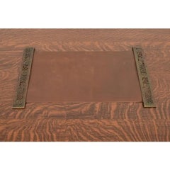 Tiffany Studios New York Grapevine Pattern Bronze Blotter Ends