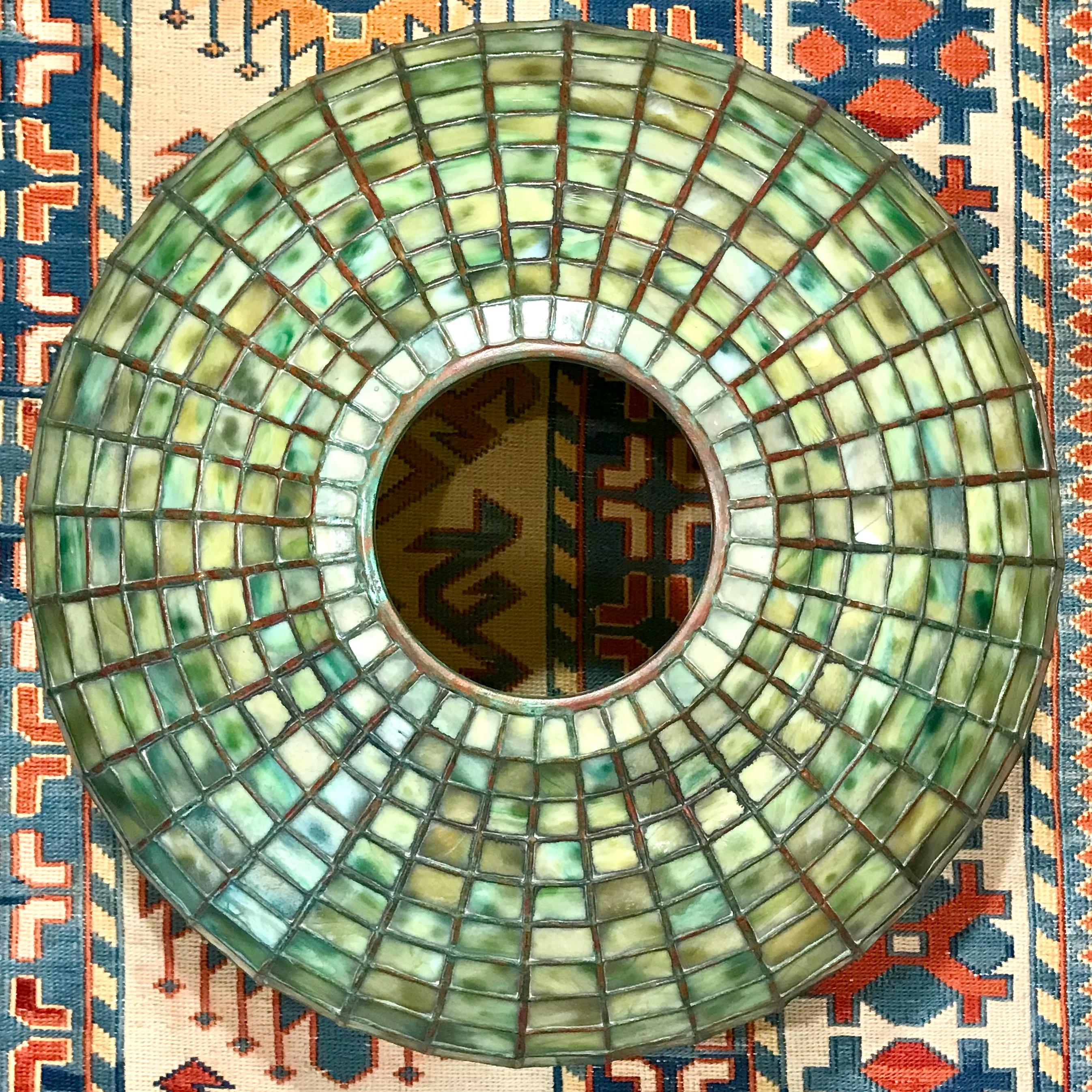 Tiffany Studios New York “Greek Key” Table Lamp For Sale 2