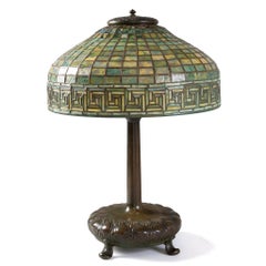 Tiffany Studios New York "Greek Key" Table Lamp