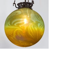 Tiffany Studios New York "Hanging Globe" Chandelier