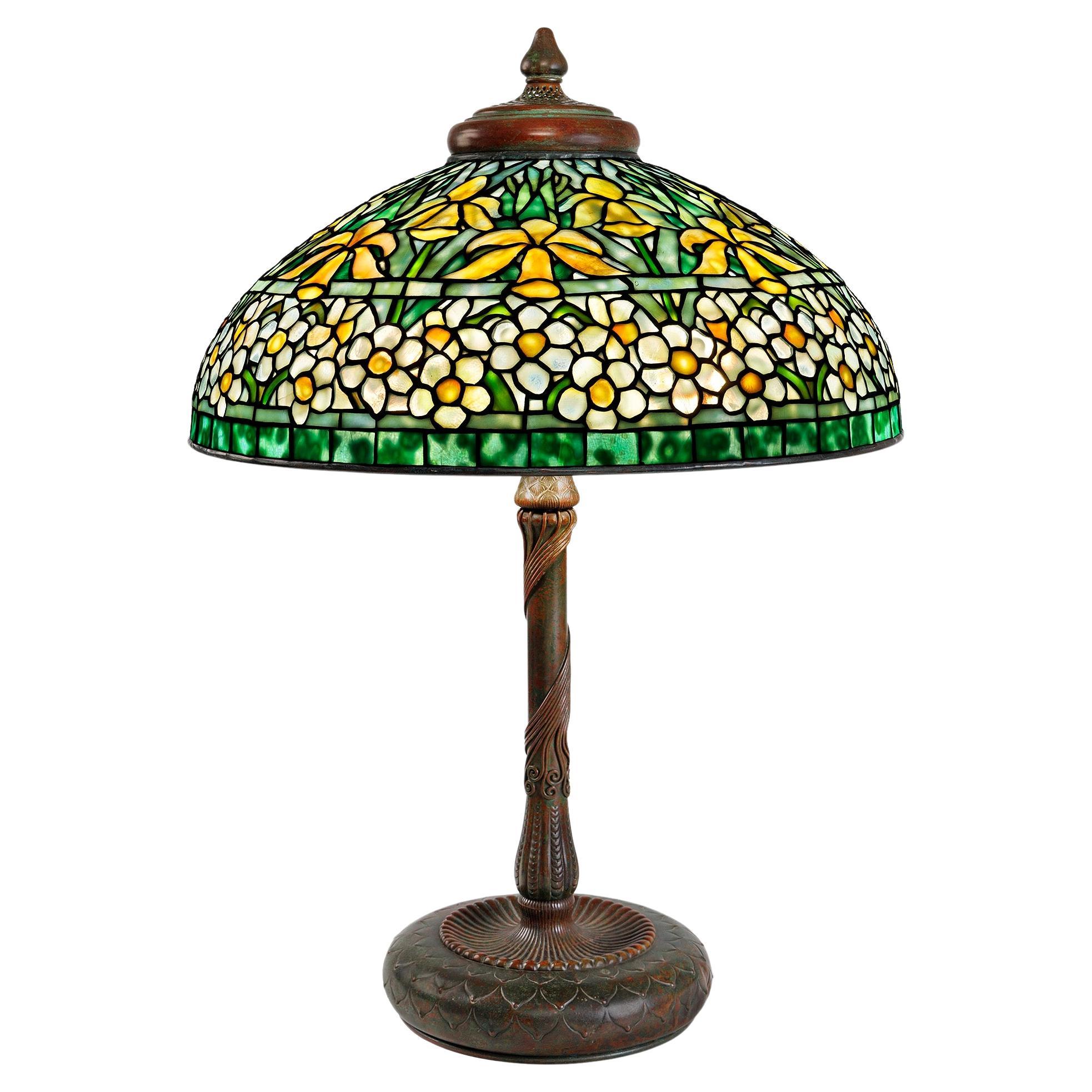 Tiffany Studios New York "Jonquil Daffodil" Table Lamp