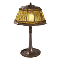 Tiffany Studios New York "Linenfold" Table Lamp