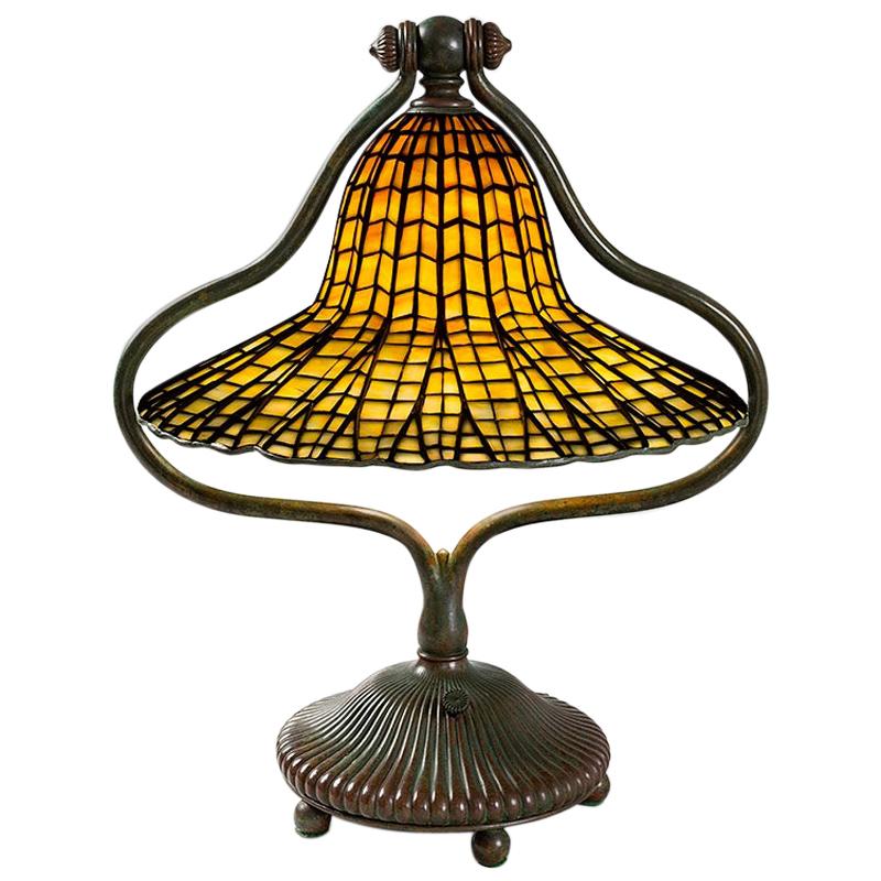 Tiffany Studios New York "Lotus Bell" Desk Lamp