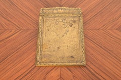 Tiffany Studios New York Louis XVI Gilt Bronze Notepad Holder, Circa 1910