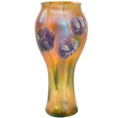 Tiffany Studios New York "Nasturtium" Paperweight Glass Vase