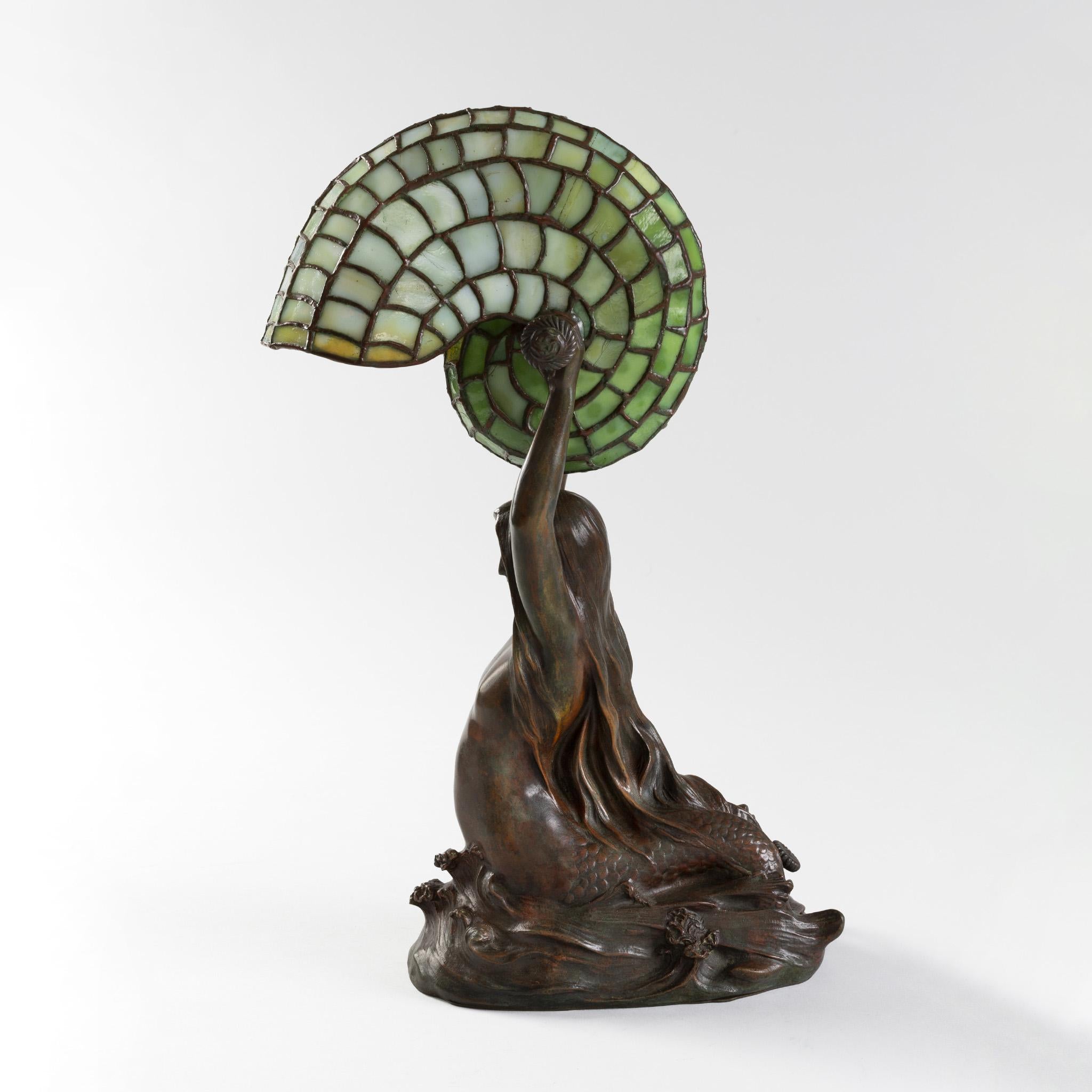 mermaid tiffany lamp