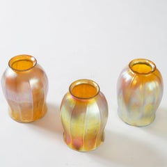 Tiffany Studios New York "Newell Post" Favrile Glass Desk Lamp