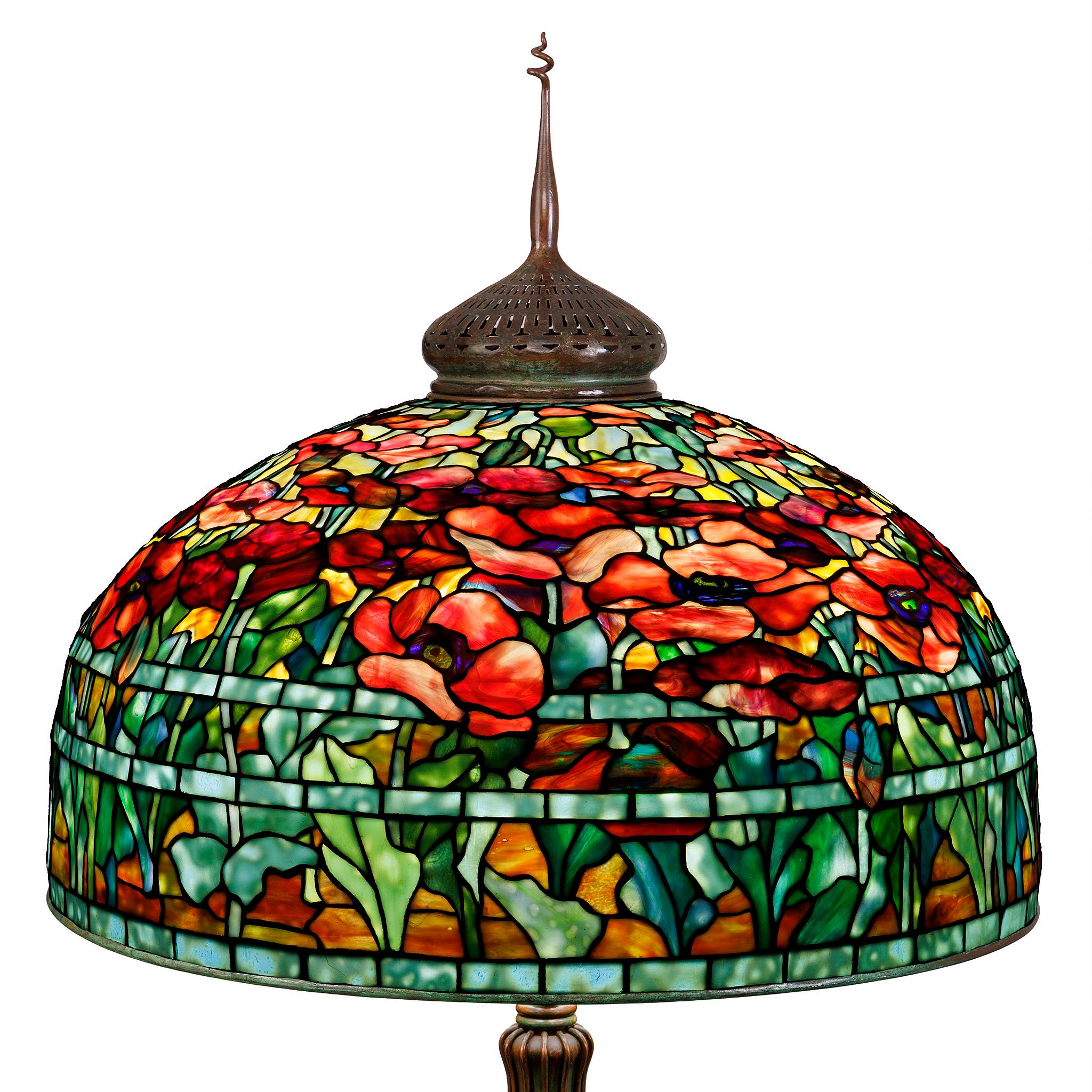 Bronzo Lampada da terra Tiffany Studios New York 