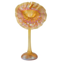 Tiffany Studios New York "Pansy" Favrile Glass Vase