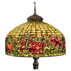 Tiffany Studios New York "Peony" Border Floor Lamp