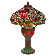 Used Tiffany Studios New York "Peony" Table Lamp