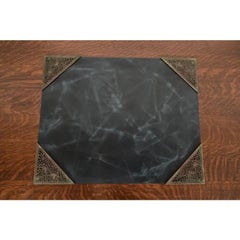 Coins de buvard en bronze à l'aiguille de pin de Tiffany Studios New York