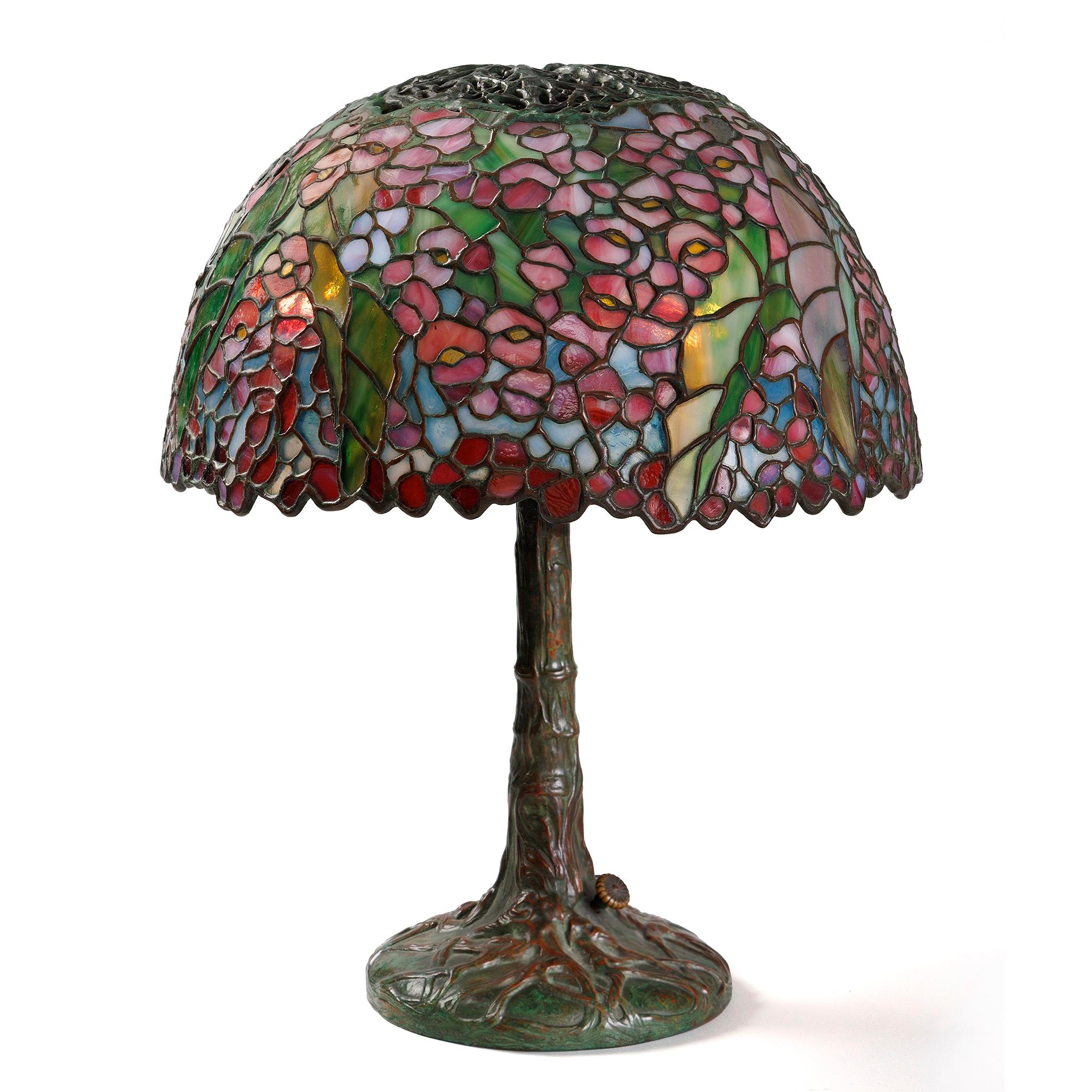 An exciting example of Tiffany's remarkable ability to create beauty on all scales, Tiffany Studios New York 