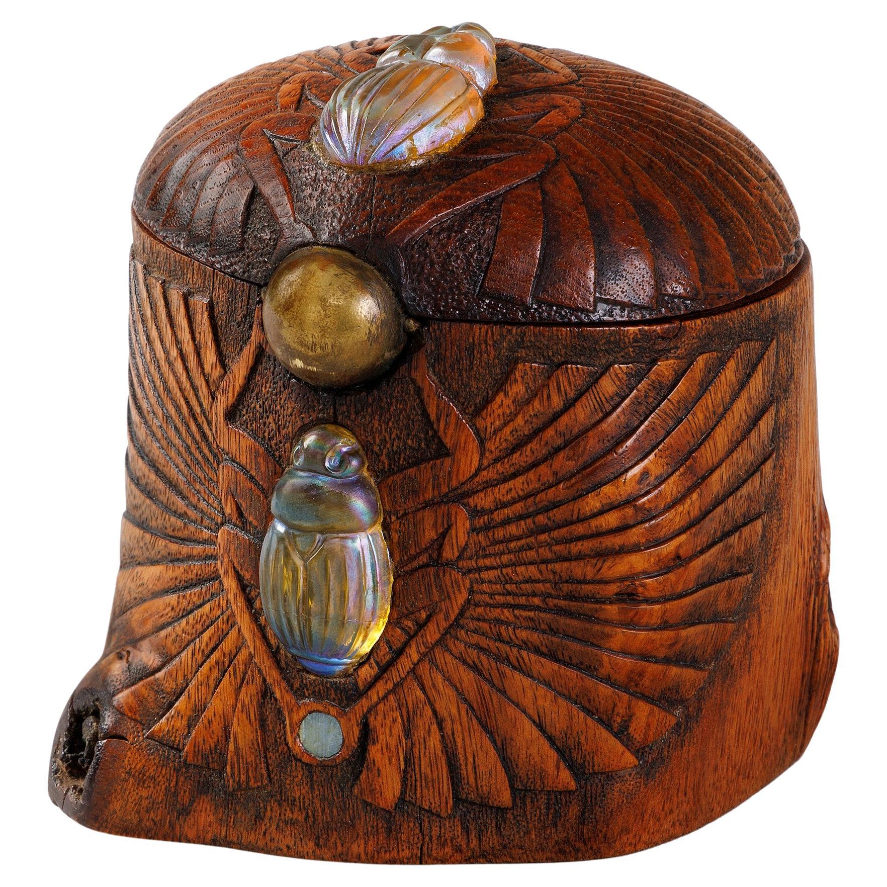 Tiffany Studios New York "Scarab" Humidor Box