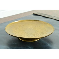 Tiffany Studios New York ‘Sea Anemone’ Bronze Doré Footed Tazza or Compote Dish