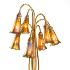 Tiffany Studios New York "Seven-light Lily” Table Lamp