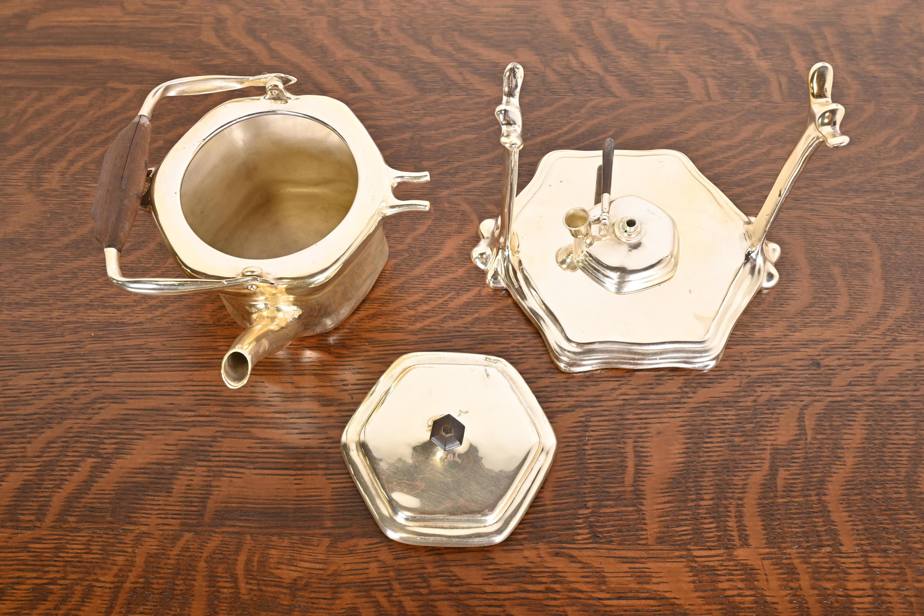 Tiffany Studios New York Silver Plate Coffee or Tea Service Set, Circa 1910 4