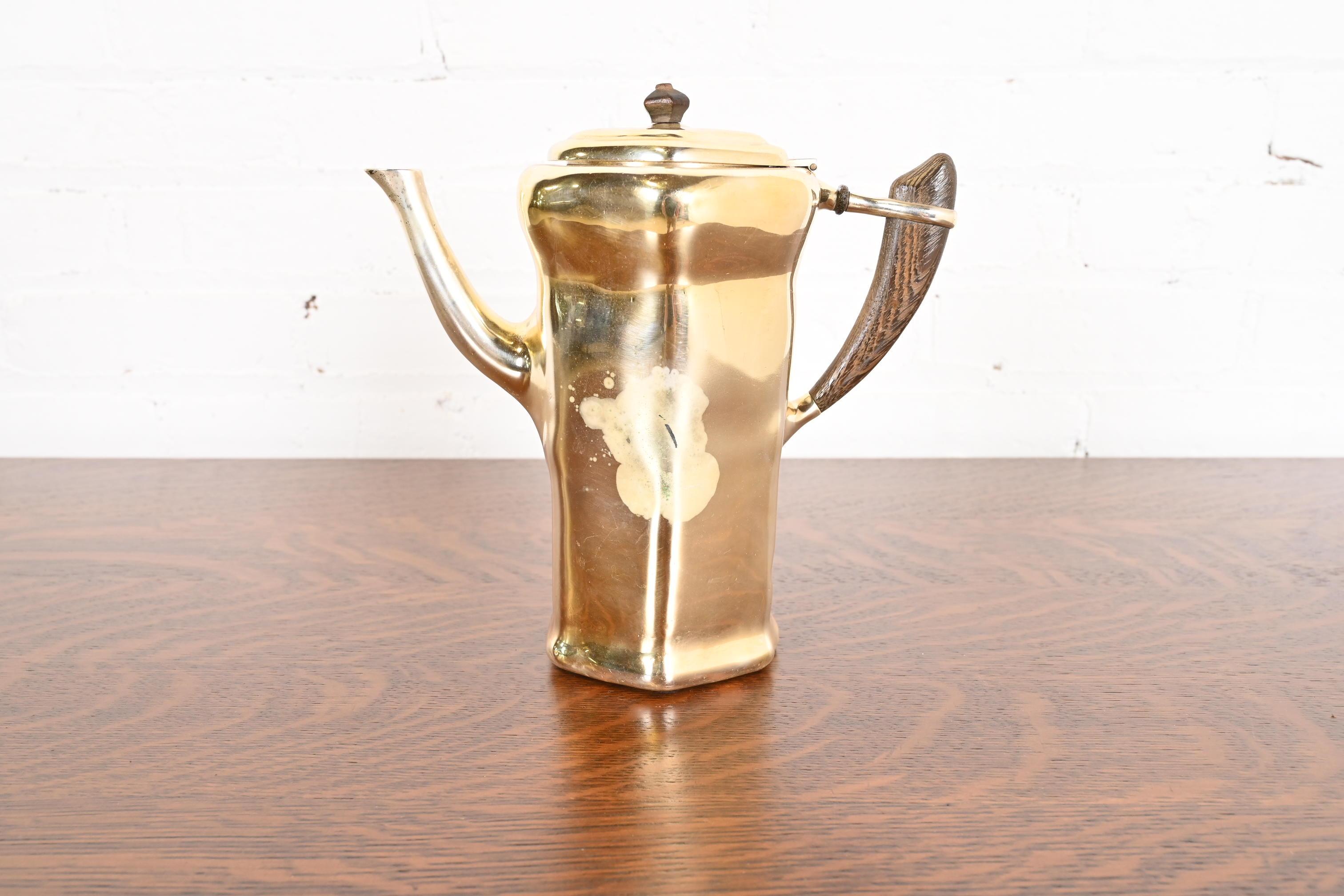 American Tiffany Studios New York Silver Plate Coffee or Tea Service Set, Circa 1910