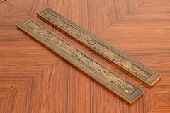 Tiffany Studios New York "Spanish" Bronze Doré Blotter Ends