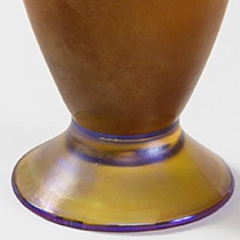 Art Nouveau Tiffany Studios New York “Tel El Amarna” Glass Pedestal Vase For Sale