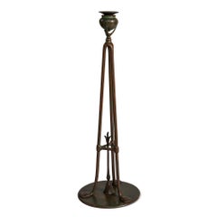 Tiffany Studios New York "Tripod" Candlestick with Snuffer
