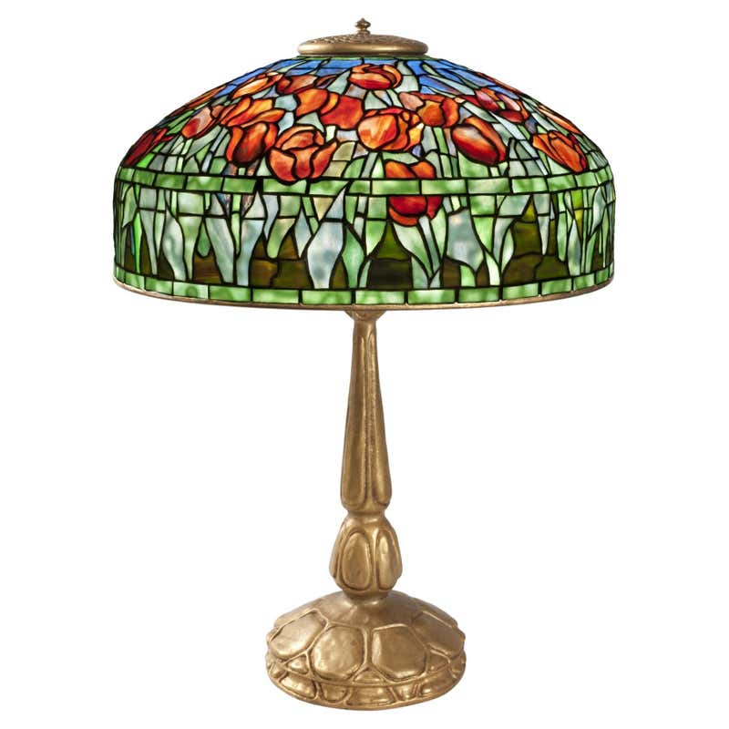 Tiffany Studios New York "Nasturtium" Table Lamp For Sale at 1stDibs