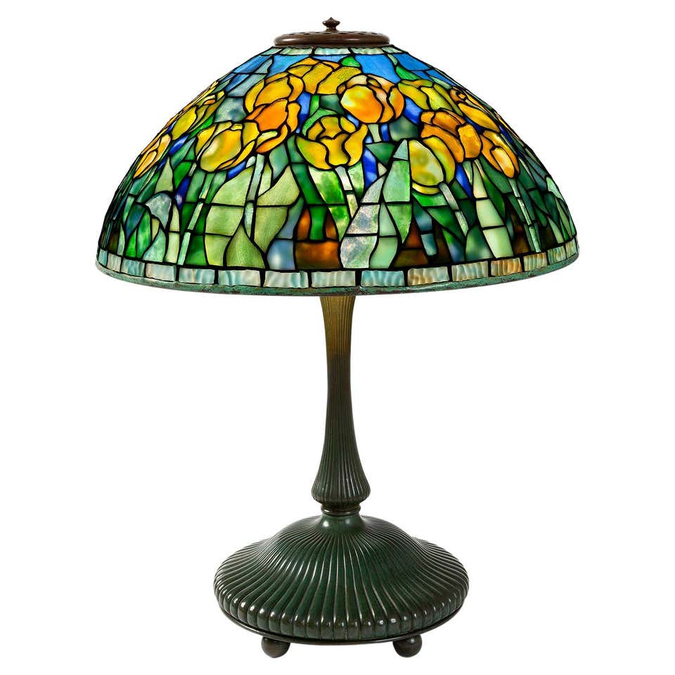 Tulip Table Lamp by Tiffany Studios at 1stDibs
