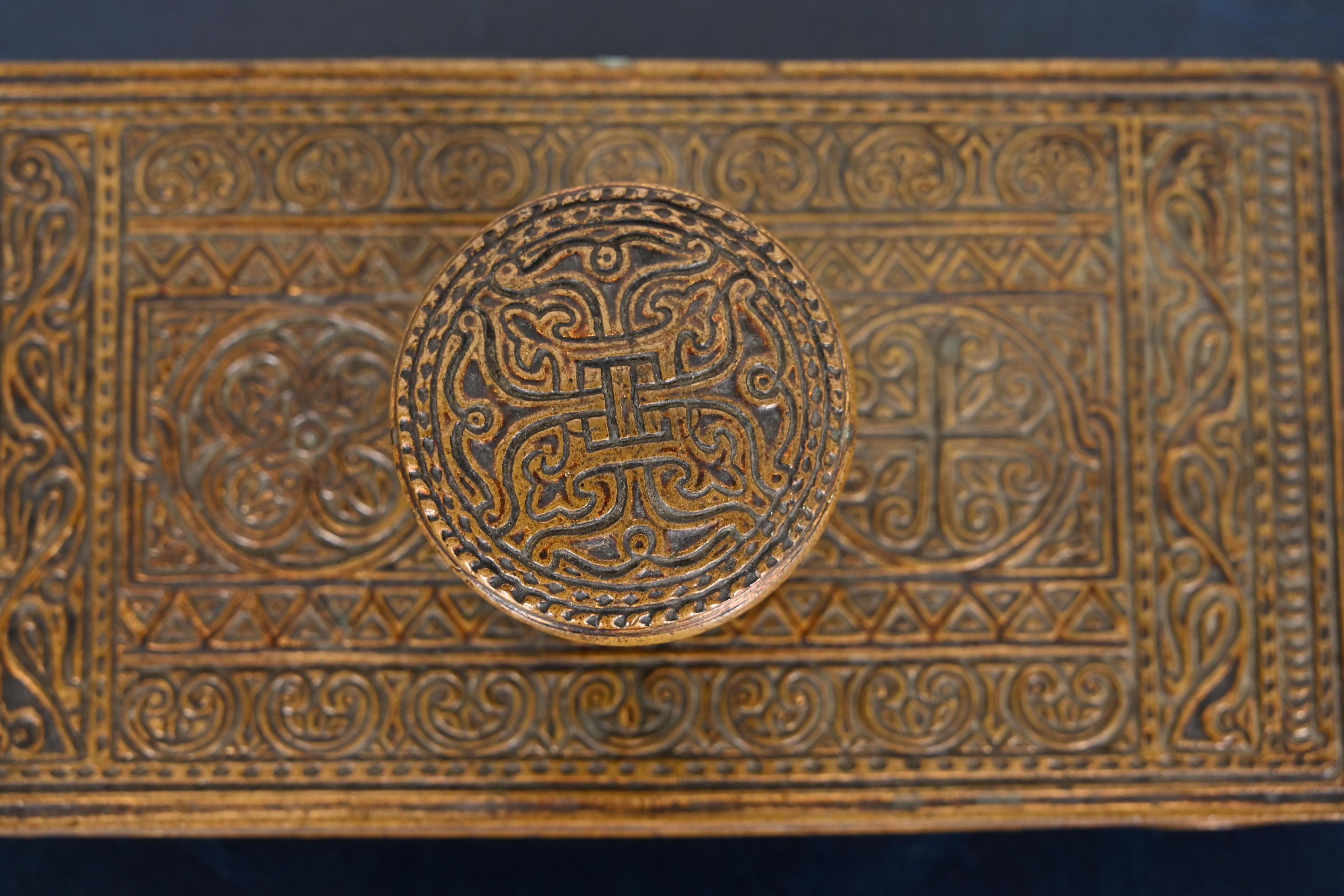 Tiffany Studios New York Venetian Bronze Rocker Blotter 4
