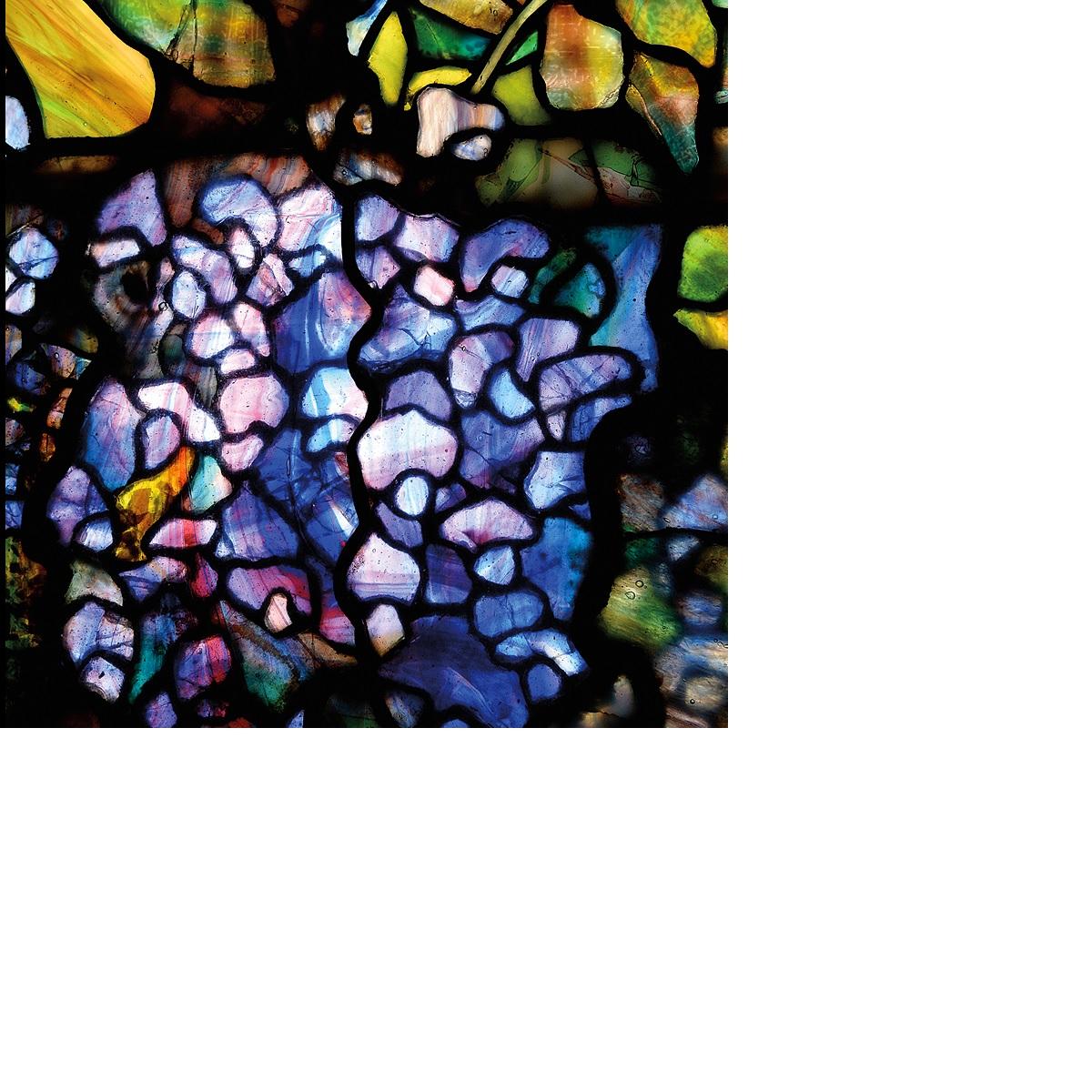 wisteria stained glass window