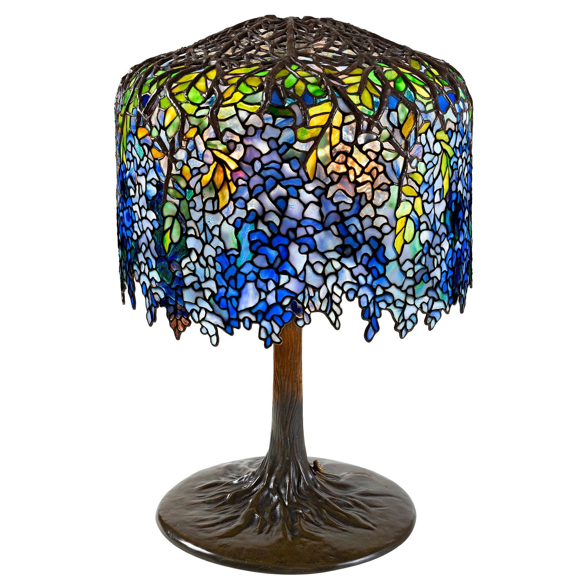 Tiffany Studios New York "Wisteria" Table Lamp