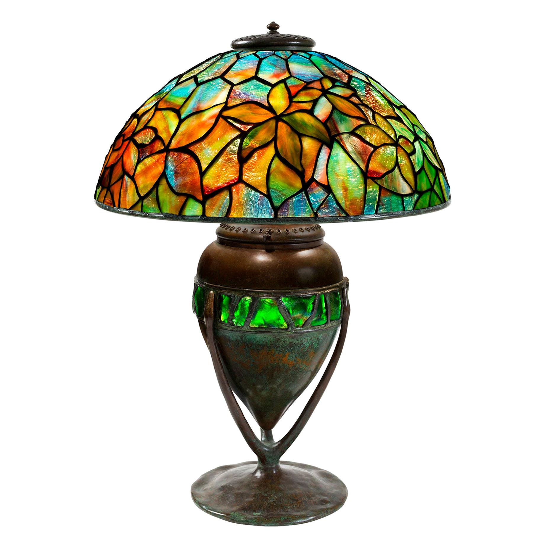 Tiffany Studios New York "Woodbine" Table Lamp