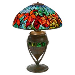 Antique Tiffany Studios New York "Woodbine" Table Lamp