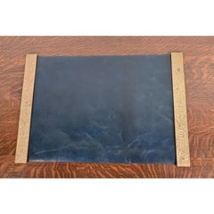 Tiffany Studios New York Zodiac Bronze Doré Blotter Ends