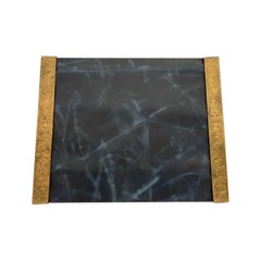 Tiffany Studios New York Zodiac Bronze Doré Blotter Ends