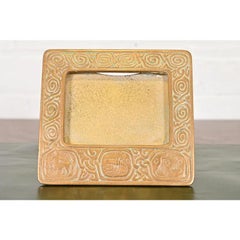 Tiffany Studios New York Zodiac Bronze Doré Desk Calendar Holder