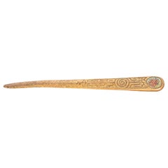 Tiffany Studios New York Zodiac Bronze Doré Letter Opener