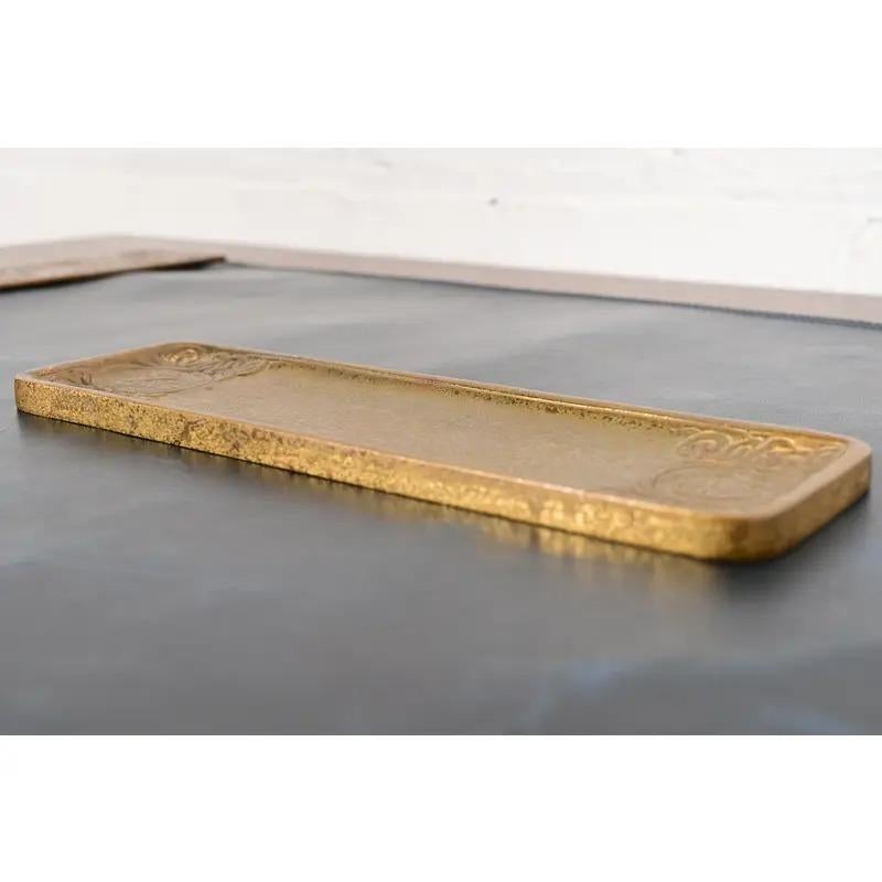 Tiffany Studios New York Zodiac Bronze Doré Stifttablett (20. Jahrhundert) im Angebot