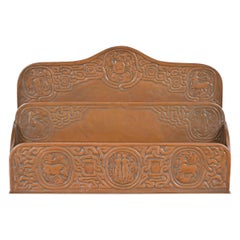 Tiffany Studios New York Zodiac Bronze Letter Rack