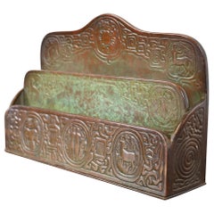 Tiffany Studios New York Zodiac Bronze Letter Rack