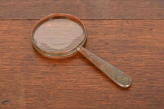 Tiffany Studios New York Zodiac Bronze Magnifying Glass