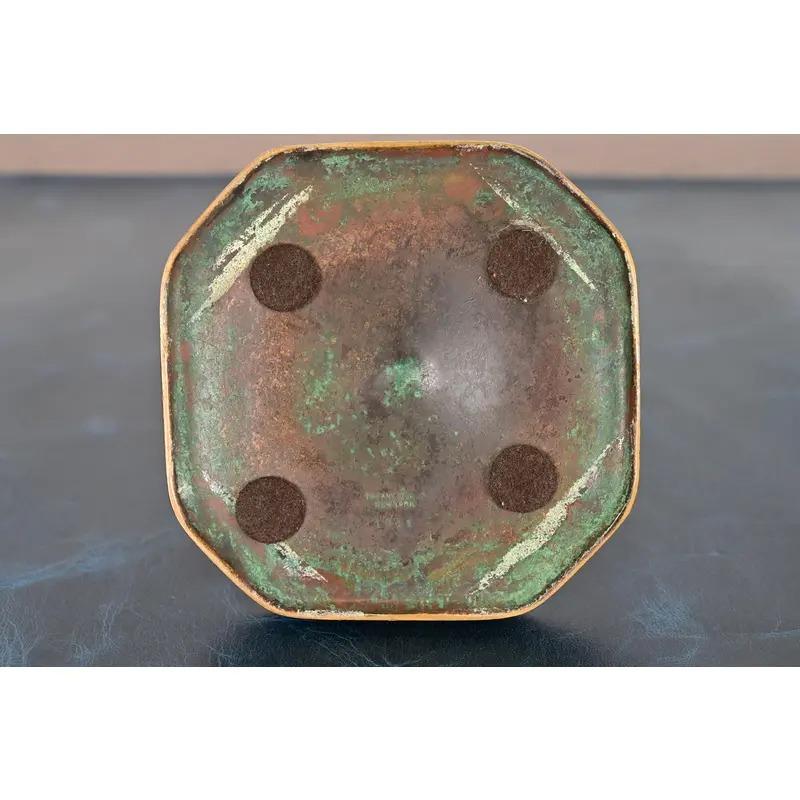 Tiffany Studios New York Zodiac Bronze Streichholzschachtel-Halter im Angebot 4