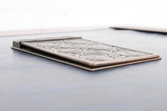 Tiffany Studios New York Zodiac Bronze Notepad Holder